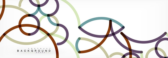 Abstract color lines on white. Modern colorful flow poster wave. Art design for your project