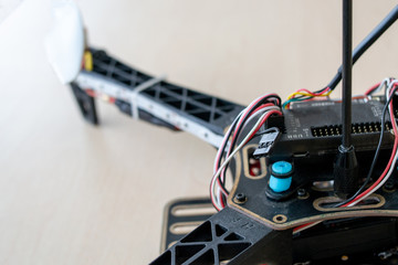 quadrocopter on the table