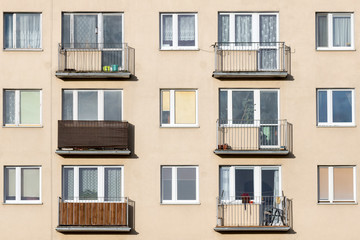 Obraz premium Block of flats as a background