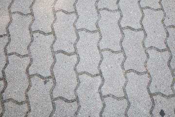 Paving stones as a background on the ground