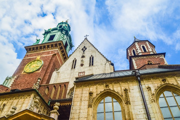 Fototapeta na wymiar Belltower of the Wawel Cathedral, Krakow, Poland
