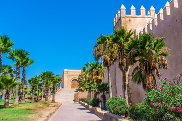 Entrance of the fortress of Rabat, Morocco