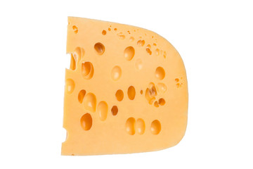 Cheese isolated on white background
