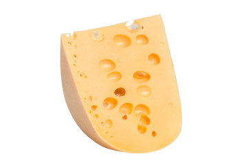 Cheese isolated on white background