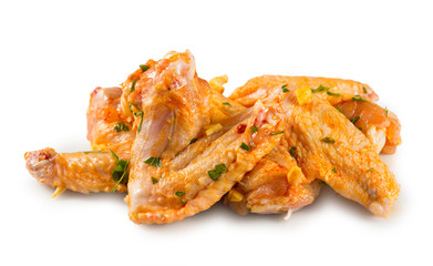 Alitas de pollo adobadas