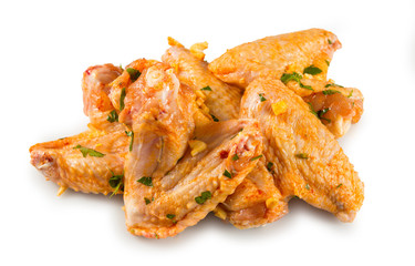 Alitas de pollo adobadas