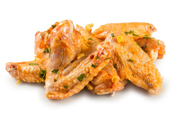 Alitas de pollo adobadas