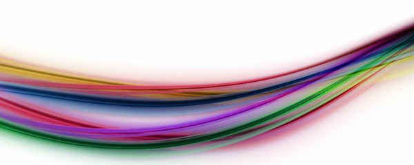 Abstract elegant wave panorama design with space for your text