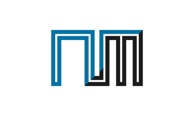 MN icon abstract vector