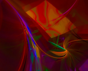 abstract digital fractal, beautiful design