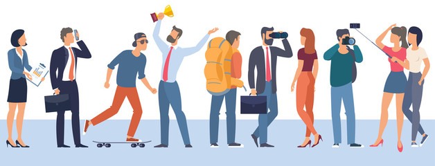 people characters  various activities