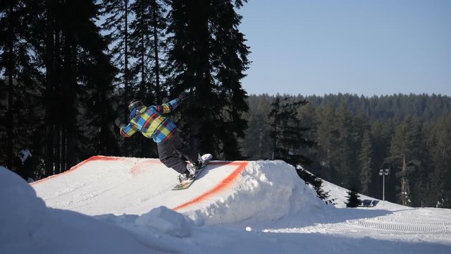 extreme snowboarding and skiing