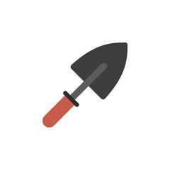 gardening, shovel, trowel icon. Element of color construction icon. Premium quality graphic design icon. Signs and symbols collection icon for websites, web design, mobile app