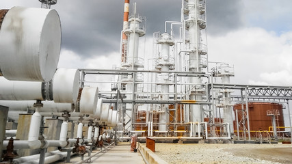 The oil refinery