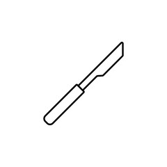 knife, plastic surgery icon. Element of plastic surgery for mobile concept and web apps icon. Thin line icon for website design and development, app development