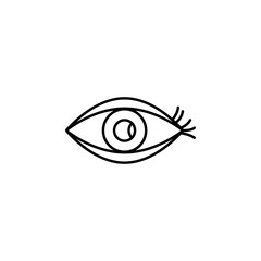 eye, plastic surgery icon. Element of plastic surgery for mobile concept and web apps icon. Thin line icon for website design and development, app development