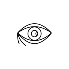 eye, plastic surgery icon. Element of plastic surgery for mobile concept and web apps icon. Thin line icon for website design and development, app development
