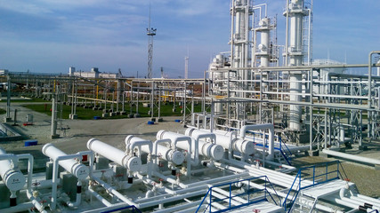The oil refinery
