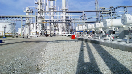 The oil refinery