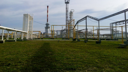 The oil refinery
