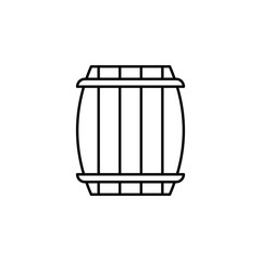 Patrick day, alcohol, barrel, beer icon. Element of Patrick day for mobile concept and web apps illustration. Thin line icon for website design and development, app development