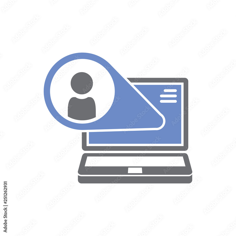 Poster augmented reality icon on white background for graphic and web design, modern simple vector sign. in
