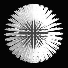 Obraz premium Abstract sphere illustration