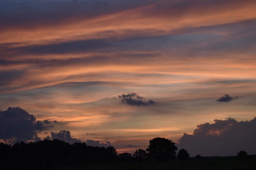Obraz premium sunset in mountains