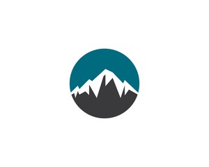 Mountain logo template