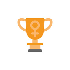 Woman's day, achievement icon. Element of color Woman's day icon. Premium quality graphic design icon. Signs and symbols collection icon