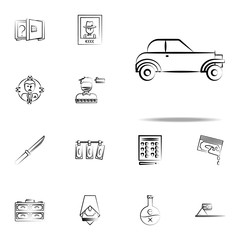 gang, criminal car icon. mafia icons universal set for web and mobile