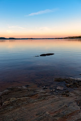 Fototapeta premium Clarke's Hill Lake at Mistletoe State Park, Georgia