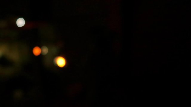 Close up of Burning sparklers with a bokeh blurred background
