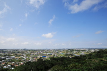 Fototapeta na wymiar View of Okinawa Nanjo City