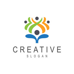 happy family logo, healthy family logo