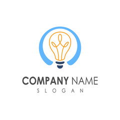 bulb logo template