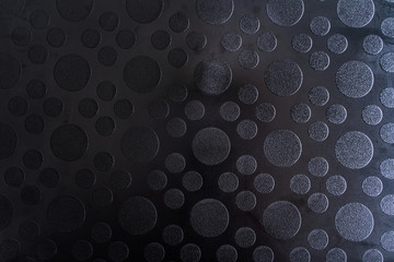 Black plastic material seamless background and Black  texture