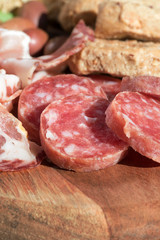 Tagliere di affettati - taglio verticale