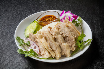 チキンライス 東南アジアの料理　asian style chicken rice
