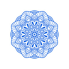 Mandala Abstract Flower Yoga Background Geometric