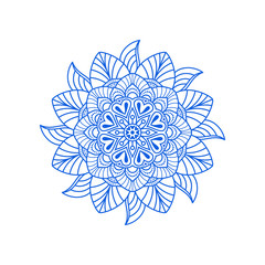 Mandala Abstract Flower Yoga Background Geometric