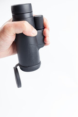 hold a monocular telescope isolated