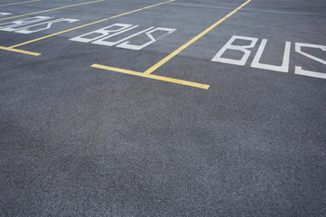 Parking spaces on the parking lot