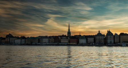 The old town of Gamla Stan in Stockholm, Sweden