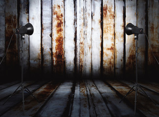 studio in old room