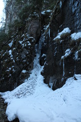Fototapeta na wymiar Canyon Jánošíkove diery in Malá Fatra mountains, Slovakia