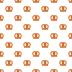 Pretzel pattern seamless vector repeat for any web design