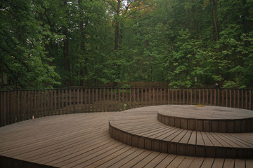 Wooden deck