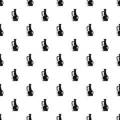 Olive bottle pattern seamless vector repeat geometric for any web design