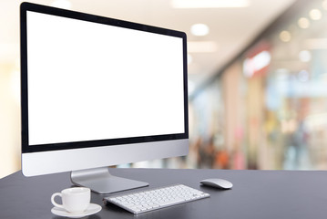 Computer Keyboard and mouse with desk